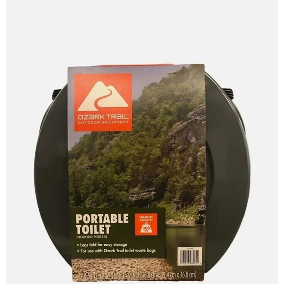 Camping Toilet Portable New Ozark Trail 1 Gallon 14.5 inch Hunting New - Picture 4 of 7